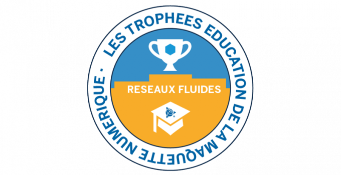 trophées education de la maquette numerique Reseaux fluides SERCE 2022